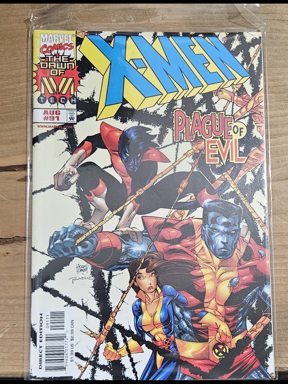 X Men 91 Vol 2 Aug 1999 Raw 9.6-9.8